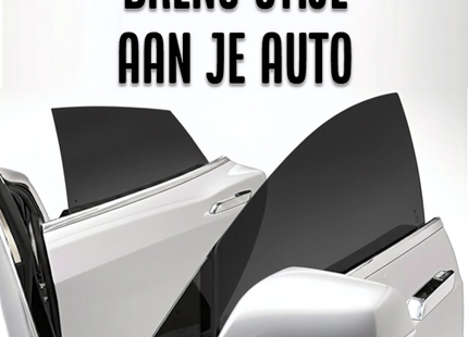 Zelfklevende Auto Raamfolie 75X300CM - Verduisterend - 10% Lichtdoorlatend