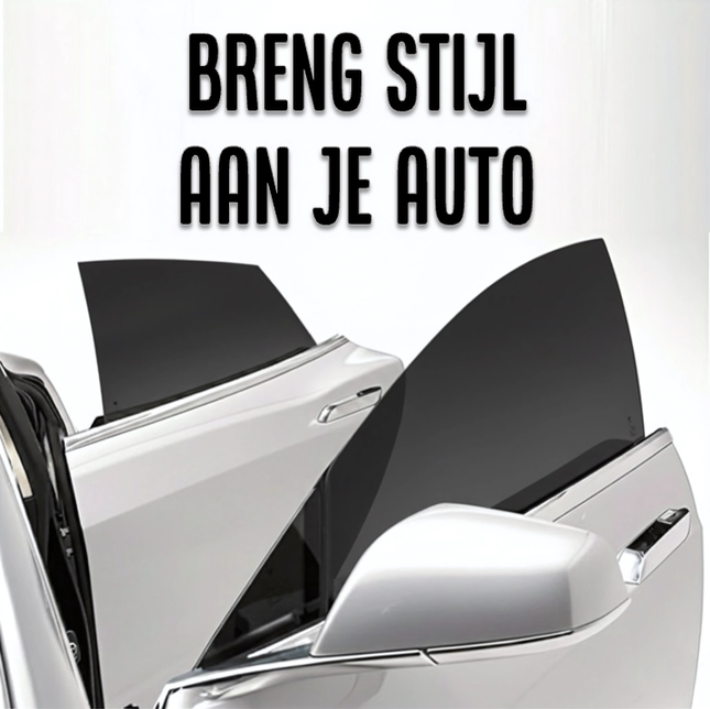 Zelfklevende Auto Raamfolie 75X300CM - Verduisterend - 10% Lichtdoorlatend