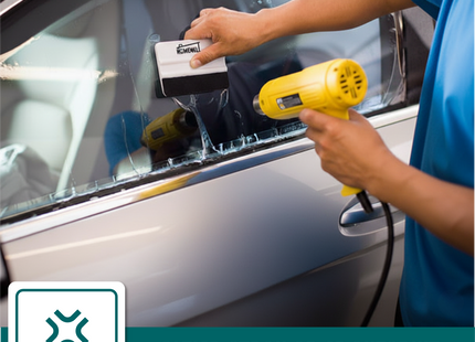 Zelfklevende Auto Raamfolie 75X300CM - Verduisterend - 10% Lichtdoorlatend