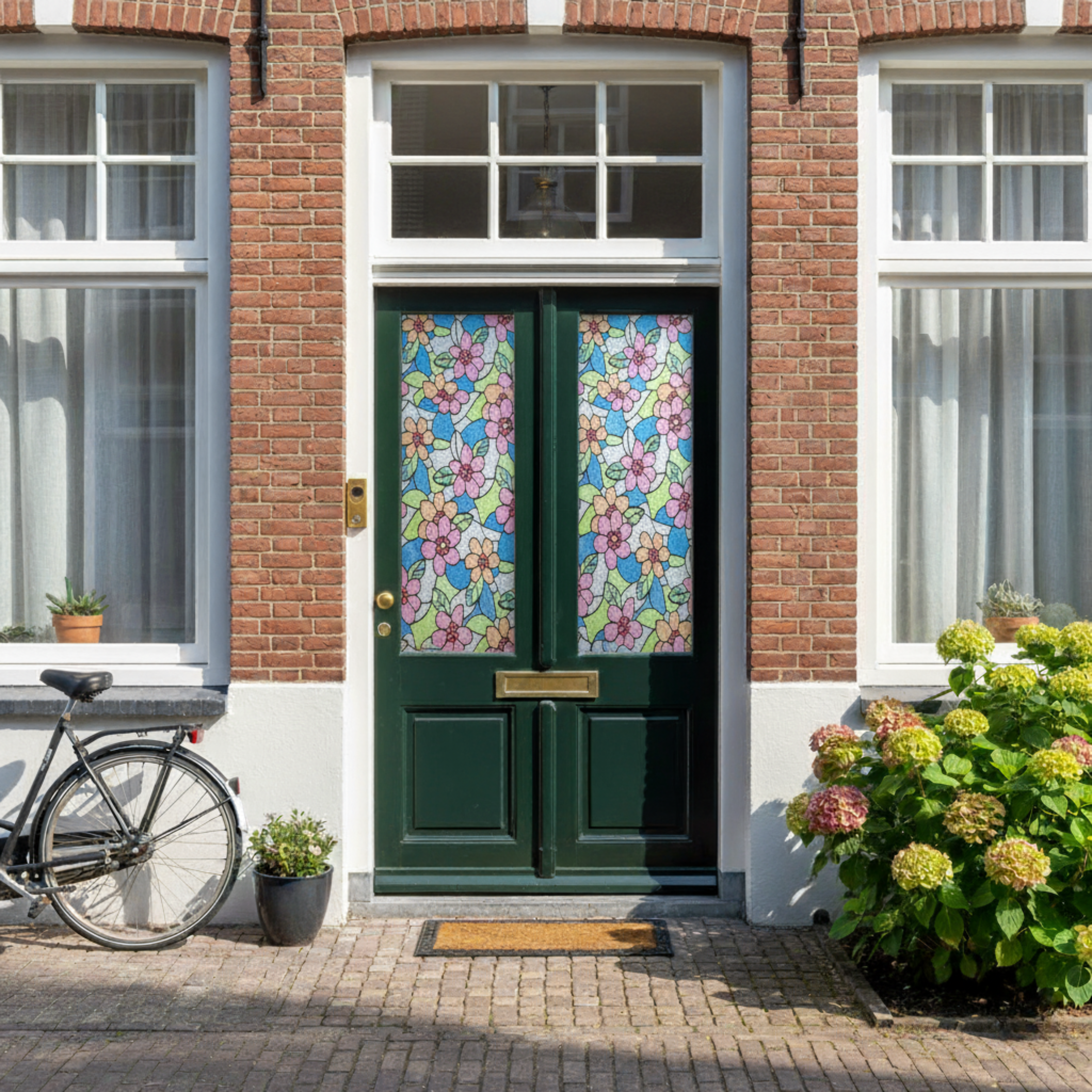 Homewell Raamfolie HR 45x300cm – Regenboog Scherven 3D Glas in Lood – Zonwerend & Isolerend – Statisch Anti Inkijk – Privacy Folie voor HR HR Glas Homewell Raamfolie HR 45x300cm – Regenboog Scherven 3D Glas in Lood – Zonwerend & Isolerend – Statisch Anti Inkijk – Privacy Folie voor HR HR Glas