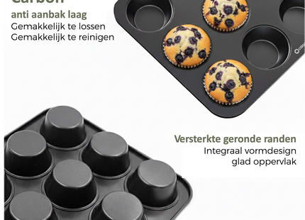 Muffin Bakvorm Incl. Papieren vormpjes