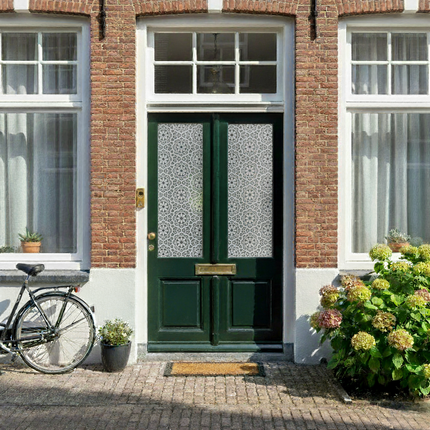 Isolerende & Zonwerende Statische Raamfolie HR++ - Anti Inkijk - Kant