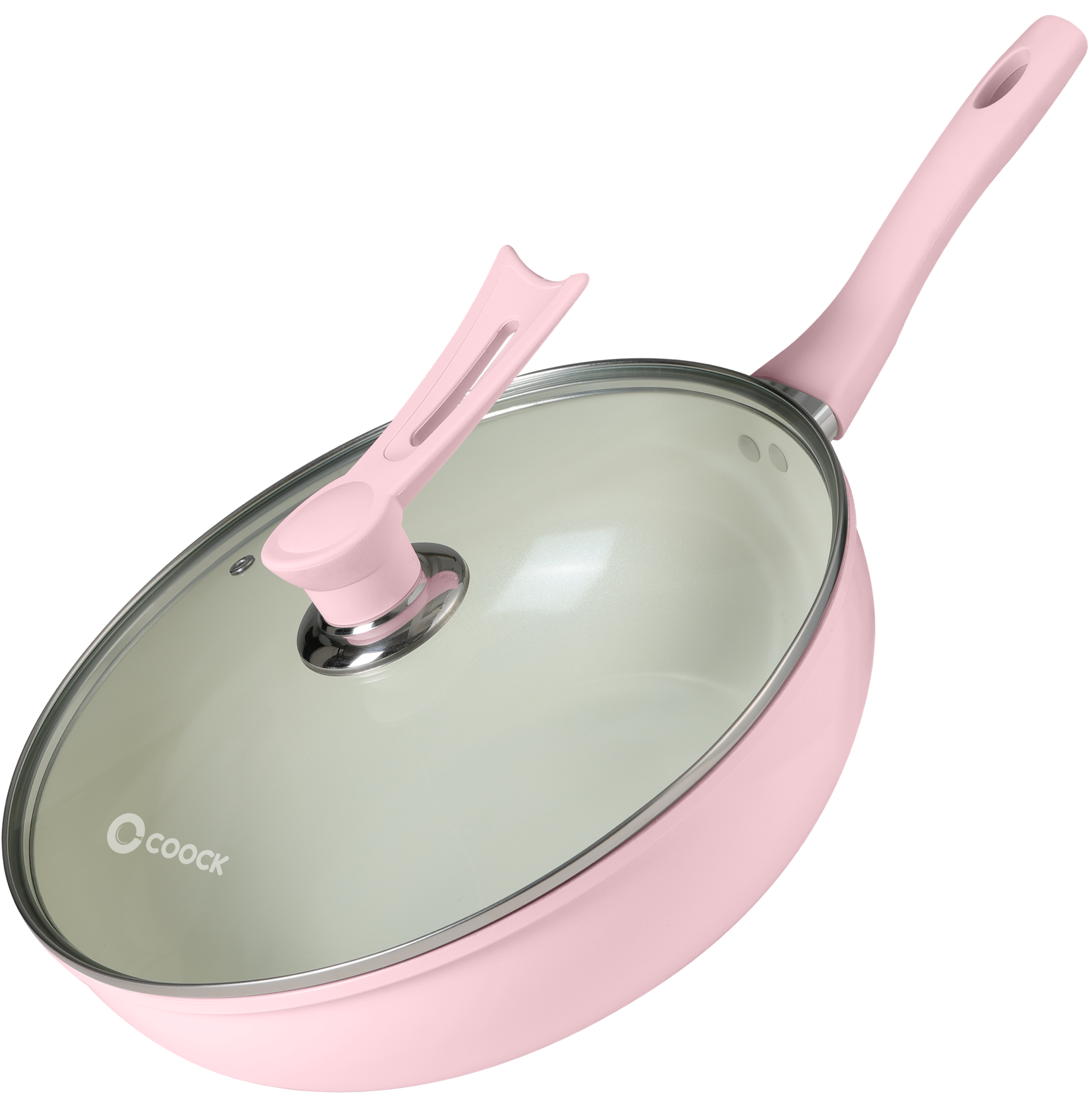 Wokpan Inductie 32cm -Roze – Homewell Products